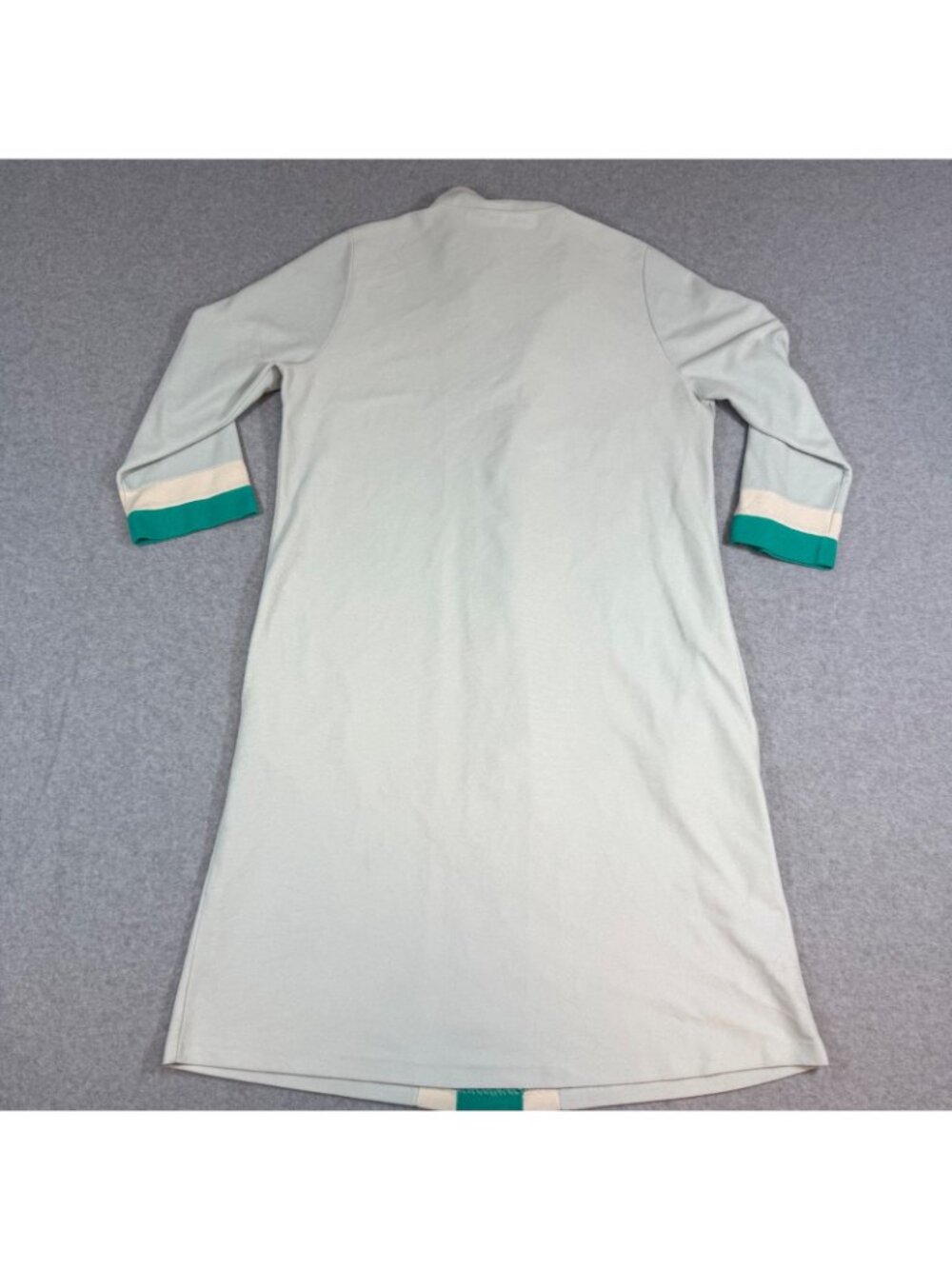 Nichelle A503 Women's Medium Mint Mod Colorblock Shift Dress 3/4 Sleeve Retro - Picture 3 of 10